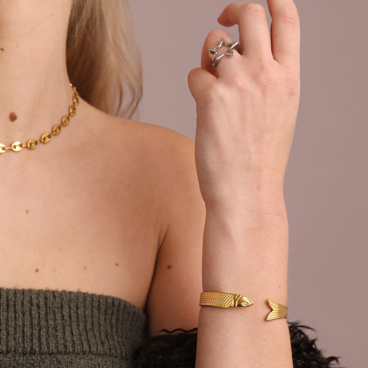 Amie - Link Chain Halsband Rostfritt Stål