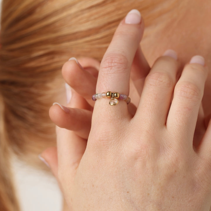 Hope - Stone Ring Stainless Steel