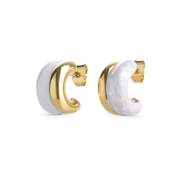 Engla - Duo Studs Örhängen Rostfritt stål