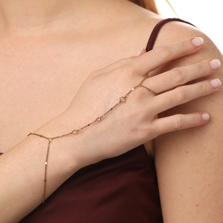 Ioana - Kristall Armlet Rostfritt stål