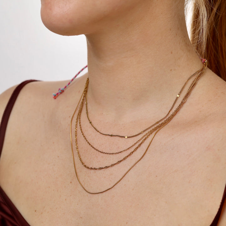Abida - Multi Chain Necklace Stainless Steel