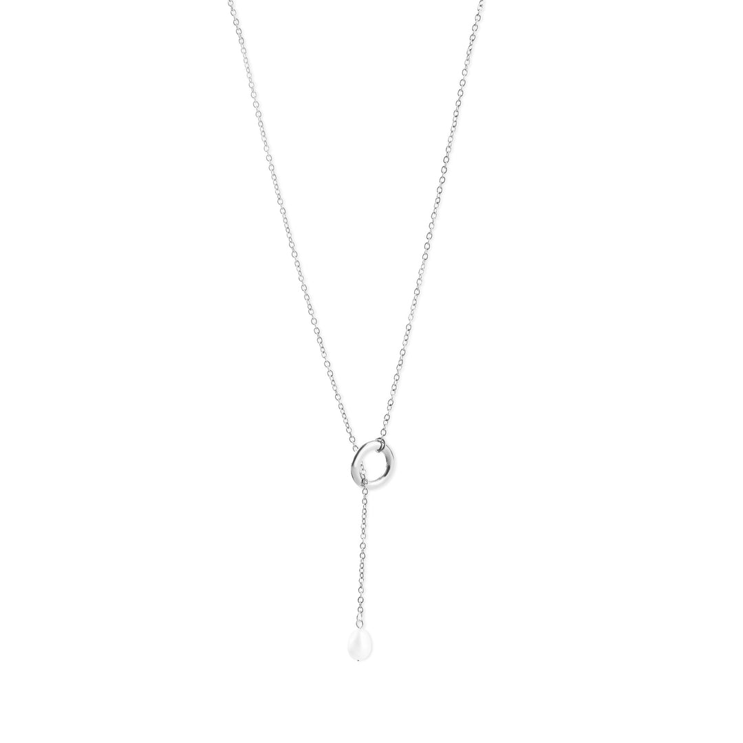 Boel - Lariat Pärlhalsband Rostfritt Stål