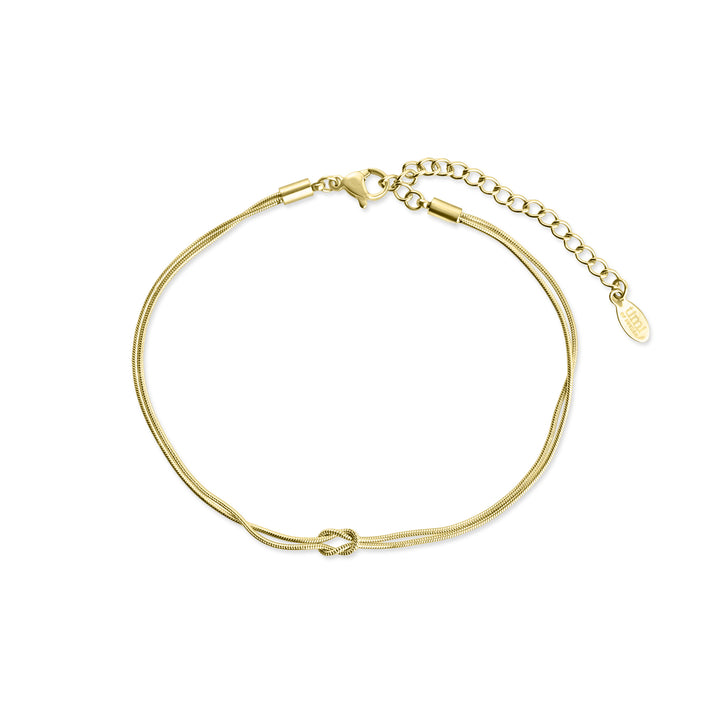 Mio - Kedjearmband Knut Rostfritt Stål