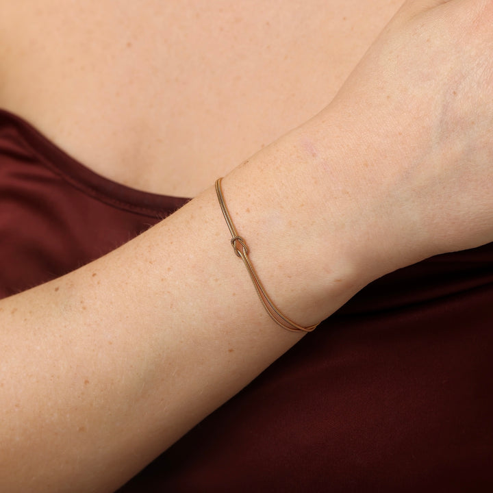 Mio - Kedjearmband Knut Rostfritt Stål