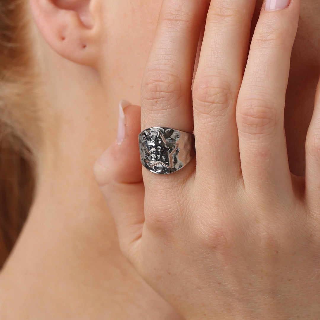 Yrsa - Star Ring Stainless Steel