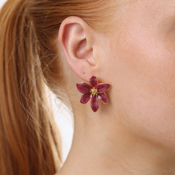 Vivianne - Flower Stud Earrings