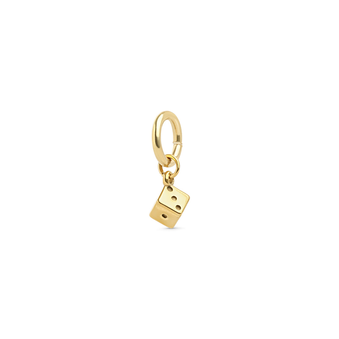 Lainey - Dice Charm Stainless Steel