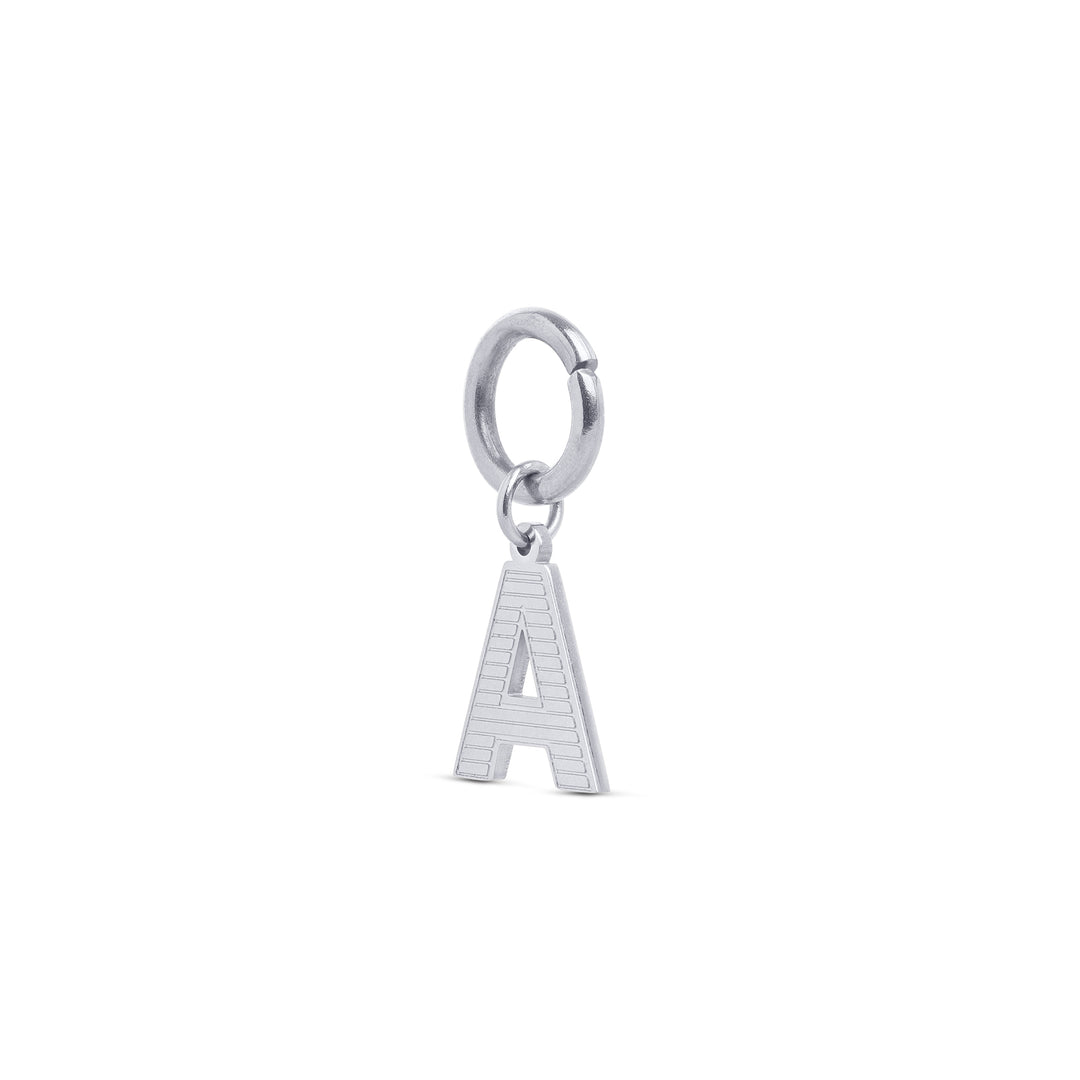 Sanya - Initital Charm Silver Stainless Steel