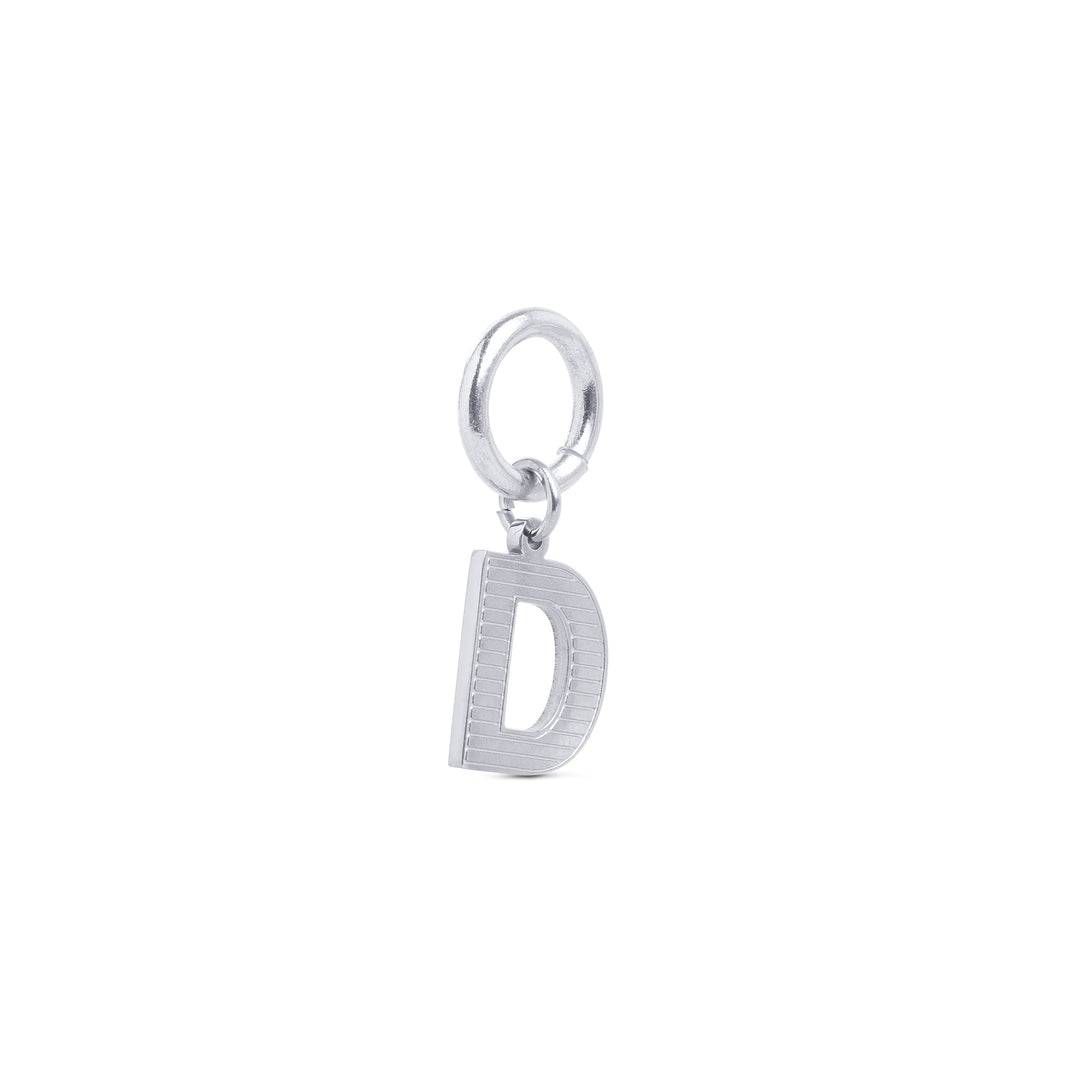 Sanya - Initital Charm Silver Stainless Steel