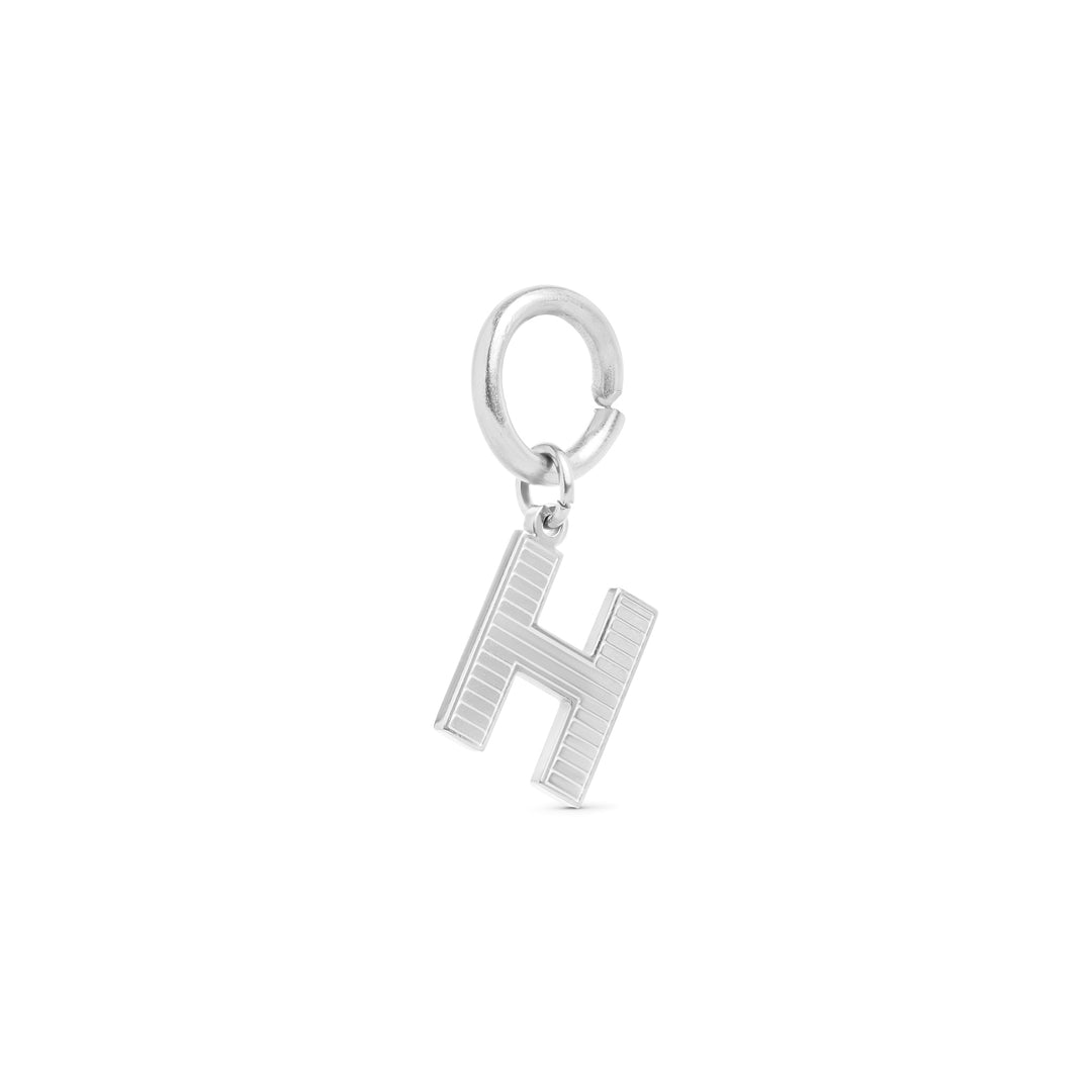 Sanya - Initital Charm Silver Stainless Steel