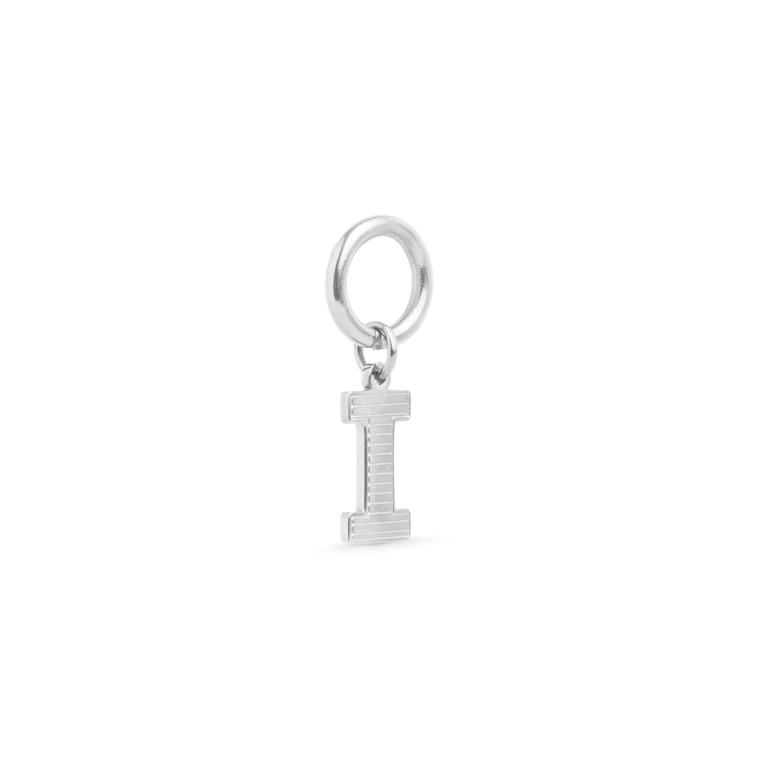Sanya - Initital Charm Silver Stainless Steel