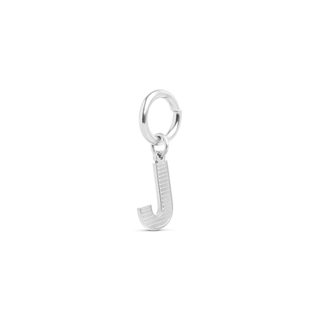 Sanya - Initital Charm Silver Stainless Steel