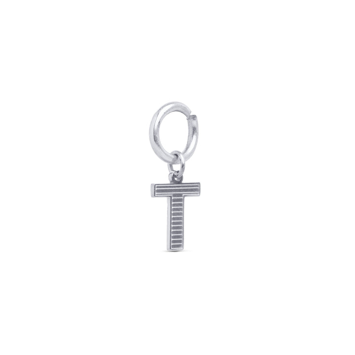 Sanya - Initital Charm Silver Stainless Steel