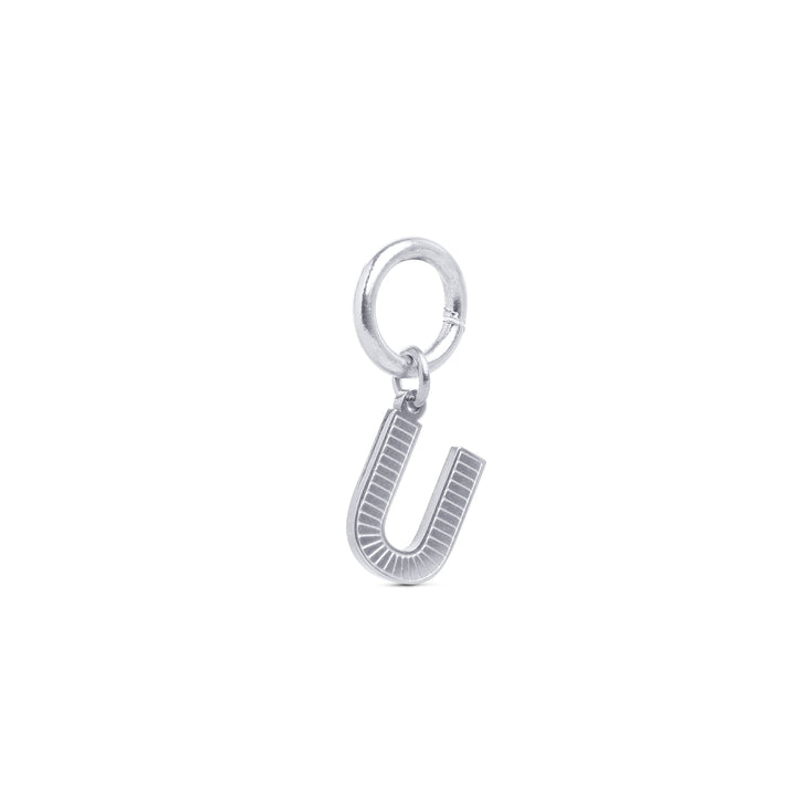 Sanya - Initital Charm Silver Stainless Steel