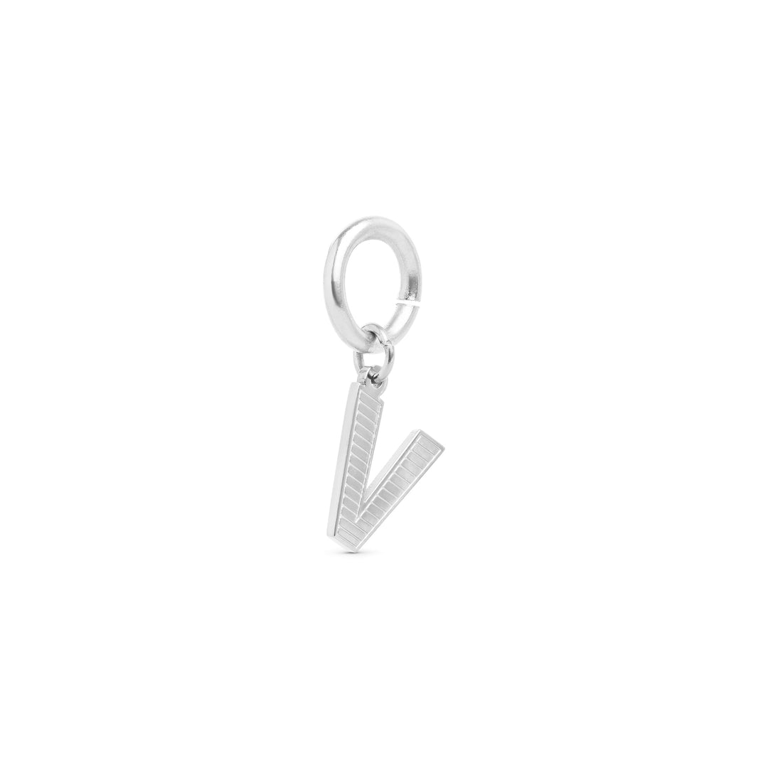 Sanya - Initital Charm Silver Stainless Steel
