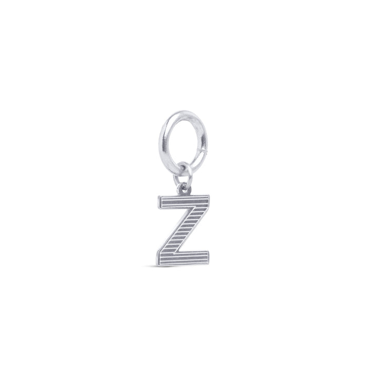 Sanya - Initital Charm Silver Stainless Steel