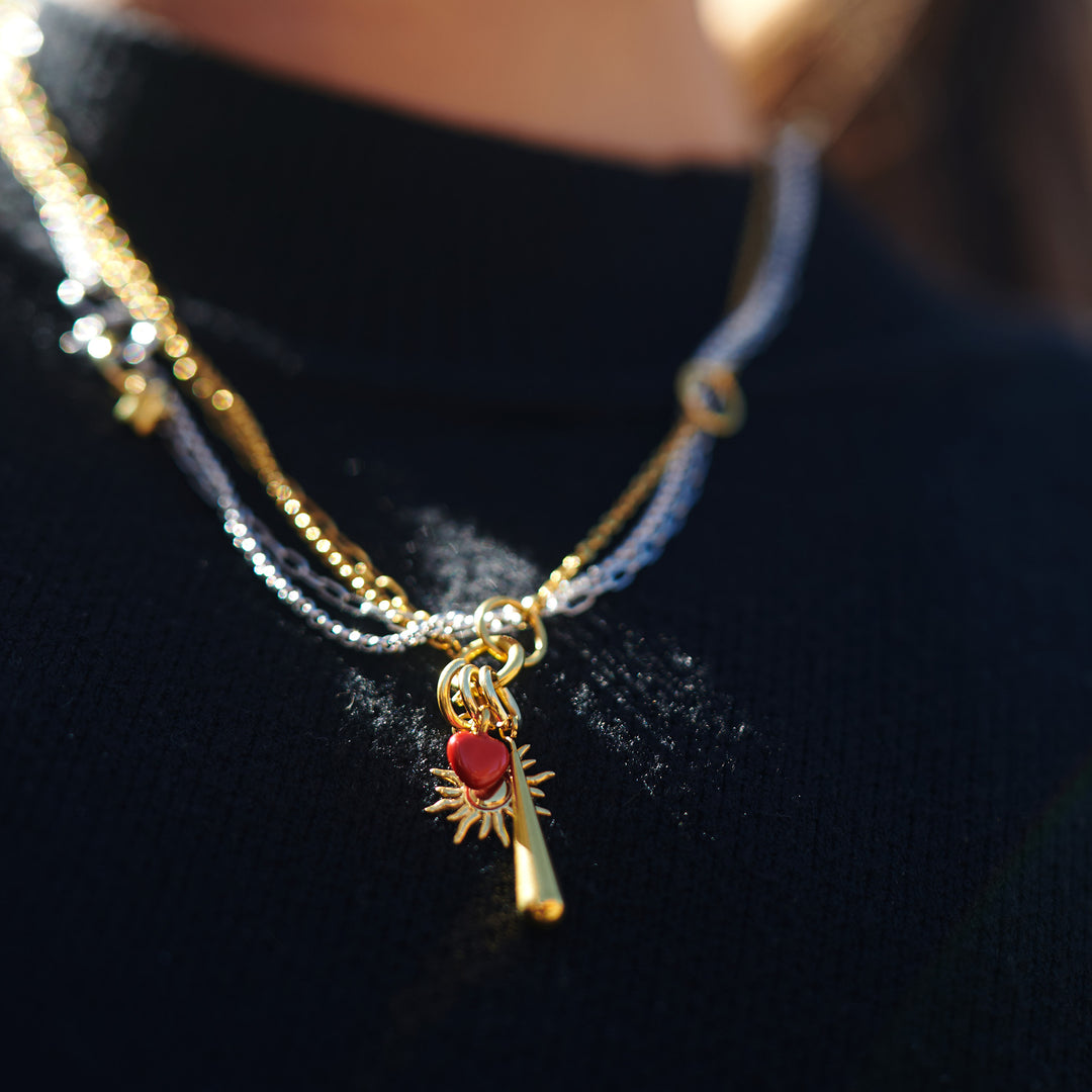 Lill - Heart Charm Rostfritt Stål