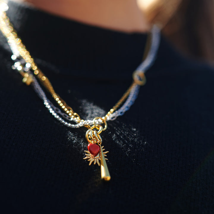 Lill - Heart Charm Rostfritt Stål