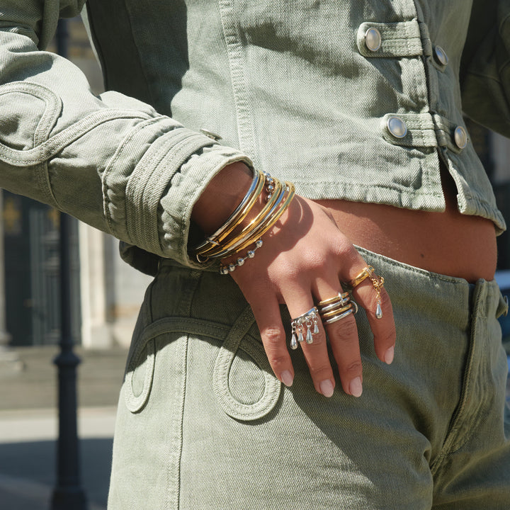 Billie - Metal Bead Armband Rostfritt Stål