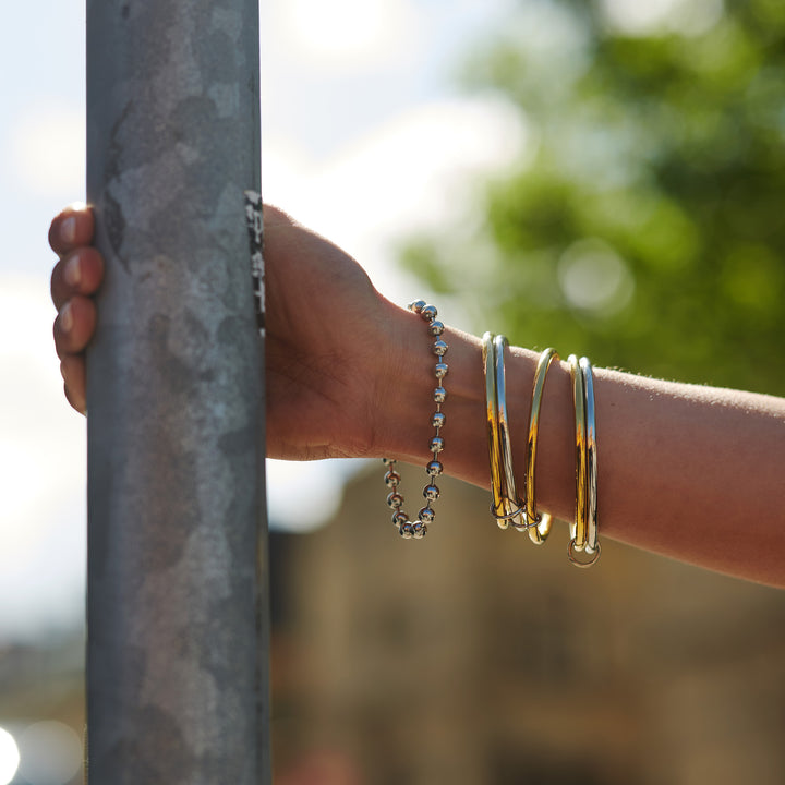 Billie - Metal Bead Armband Rostfritt Stål