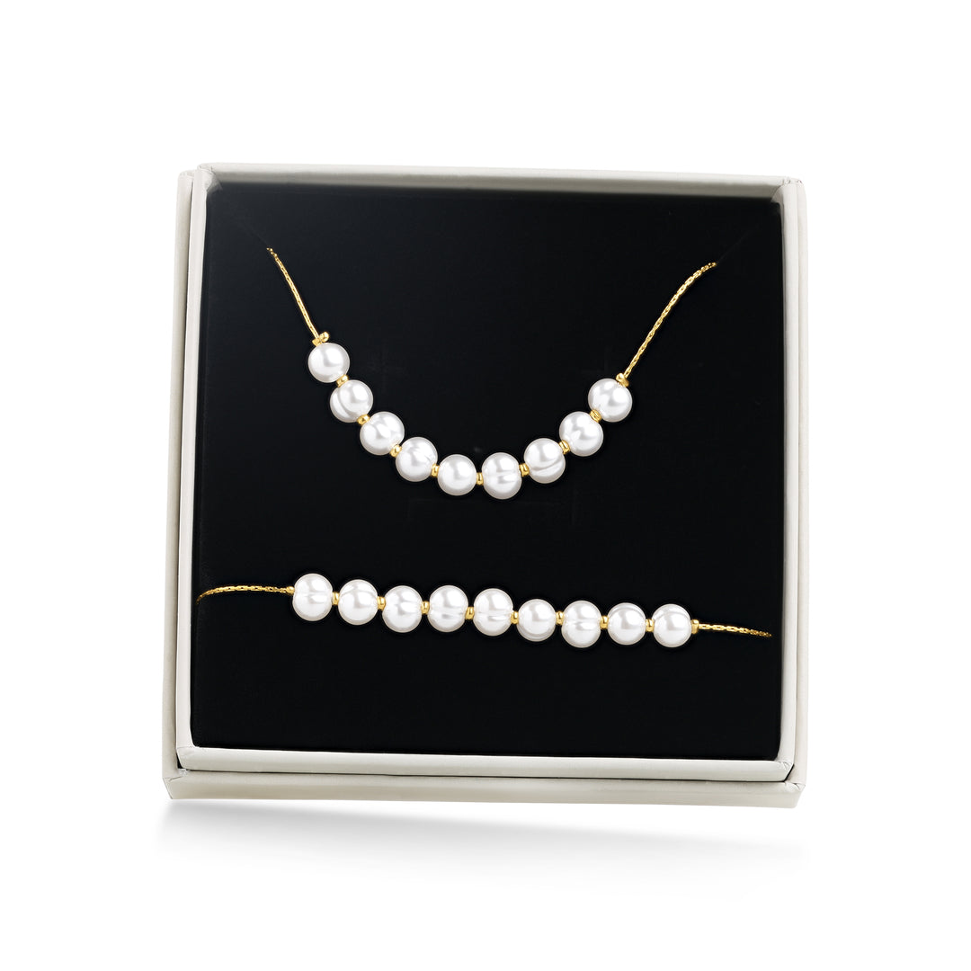 Smyckeset - Loanna Armband & Halsband Rostfritt Stål
