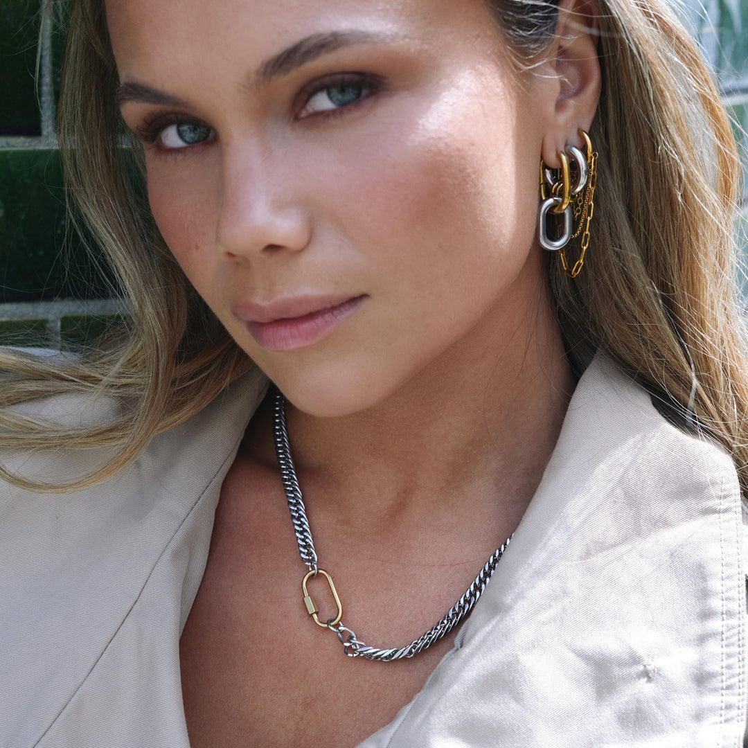 Ninja - Statement Chain Necklace Stainless Steel