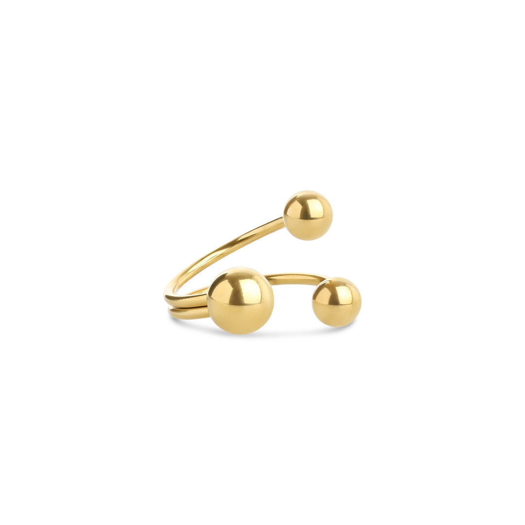 Ida - Metal Bead Ring Stainless Steel