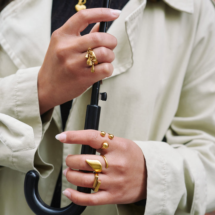 Ida - Metal Bead Ring Stainless Steel