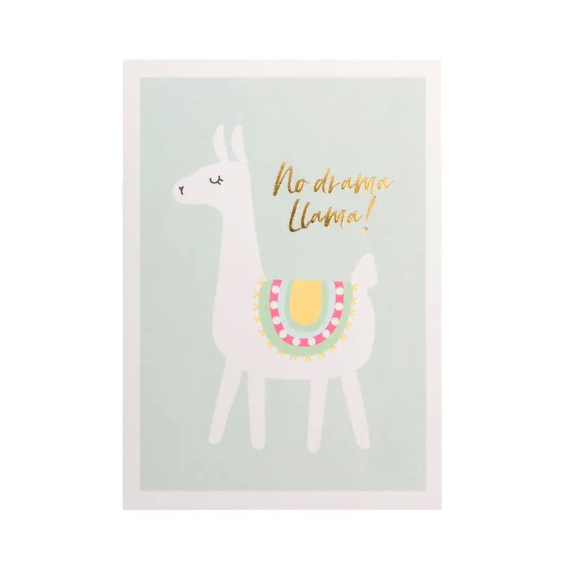 Llama Postcard