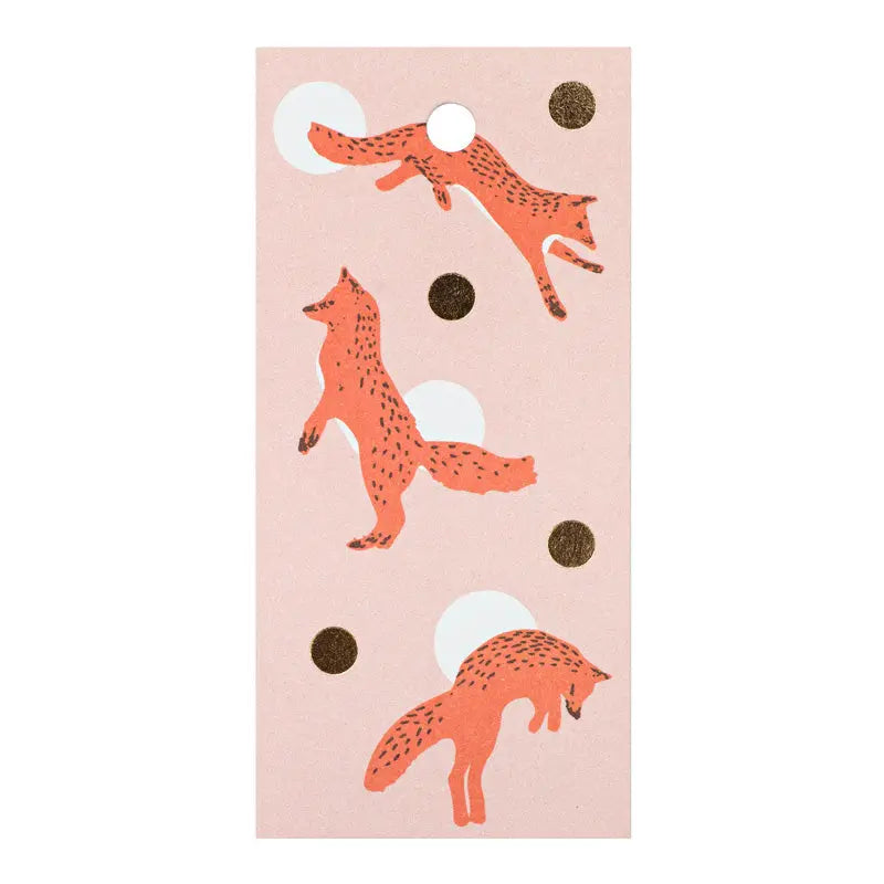 Foxes Gift Tag