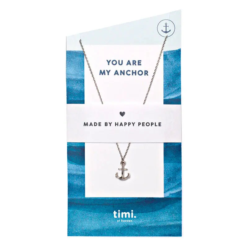 You are my Anchor Necklace Silver