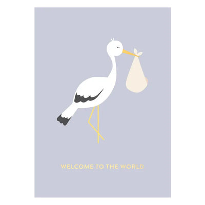 Stork Postcard
