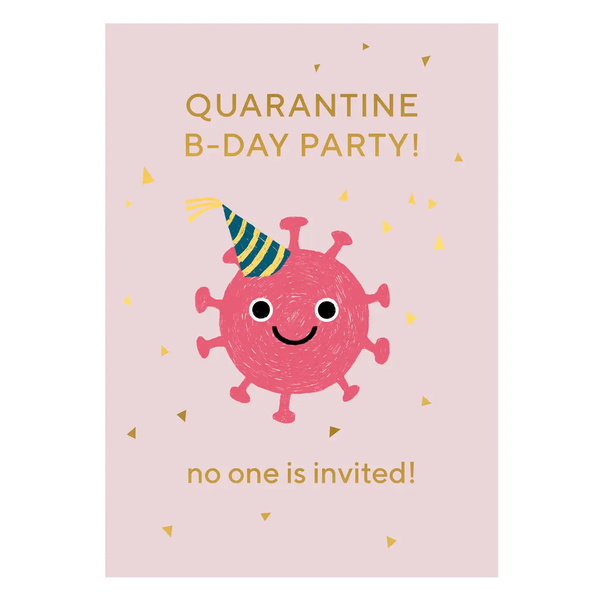 Quarantine B-day Party Postcard